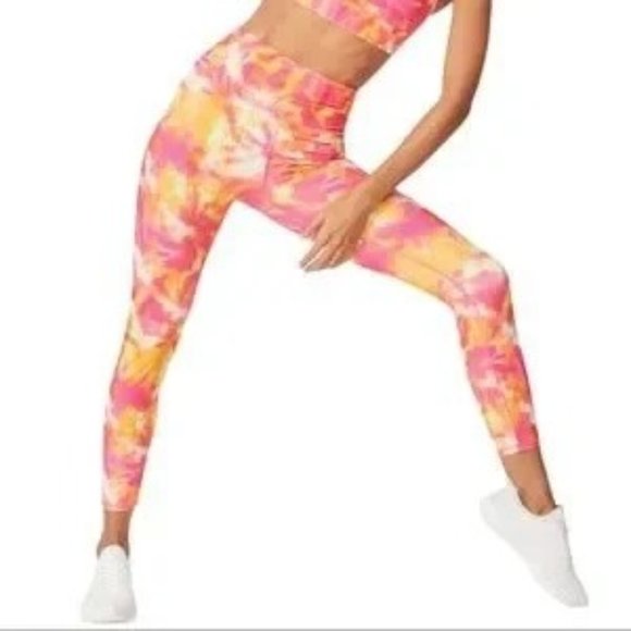 Wildfox Pants - NWT WILDFOX $68 SWEAT Island Sunrixe Tie Dye Leggings Size M